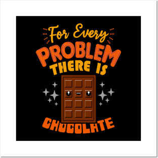 Funny Cute Kawaii Chocolate Lover Meme Posters and Art